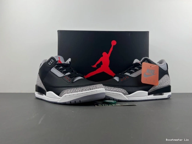 Boostmaster lin Black 3 Jordan Air DN3707-010 Cement 0804